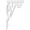 Ekena Millwork Amber Architectural Grade PVC Bracket, 5/8"W X 6"D X 10"H BKTP01X06X10AE - alternate 2
